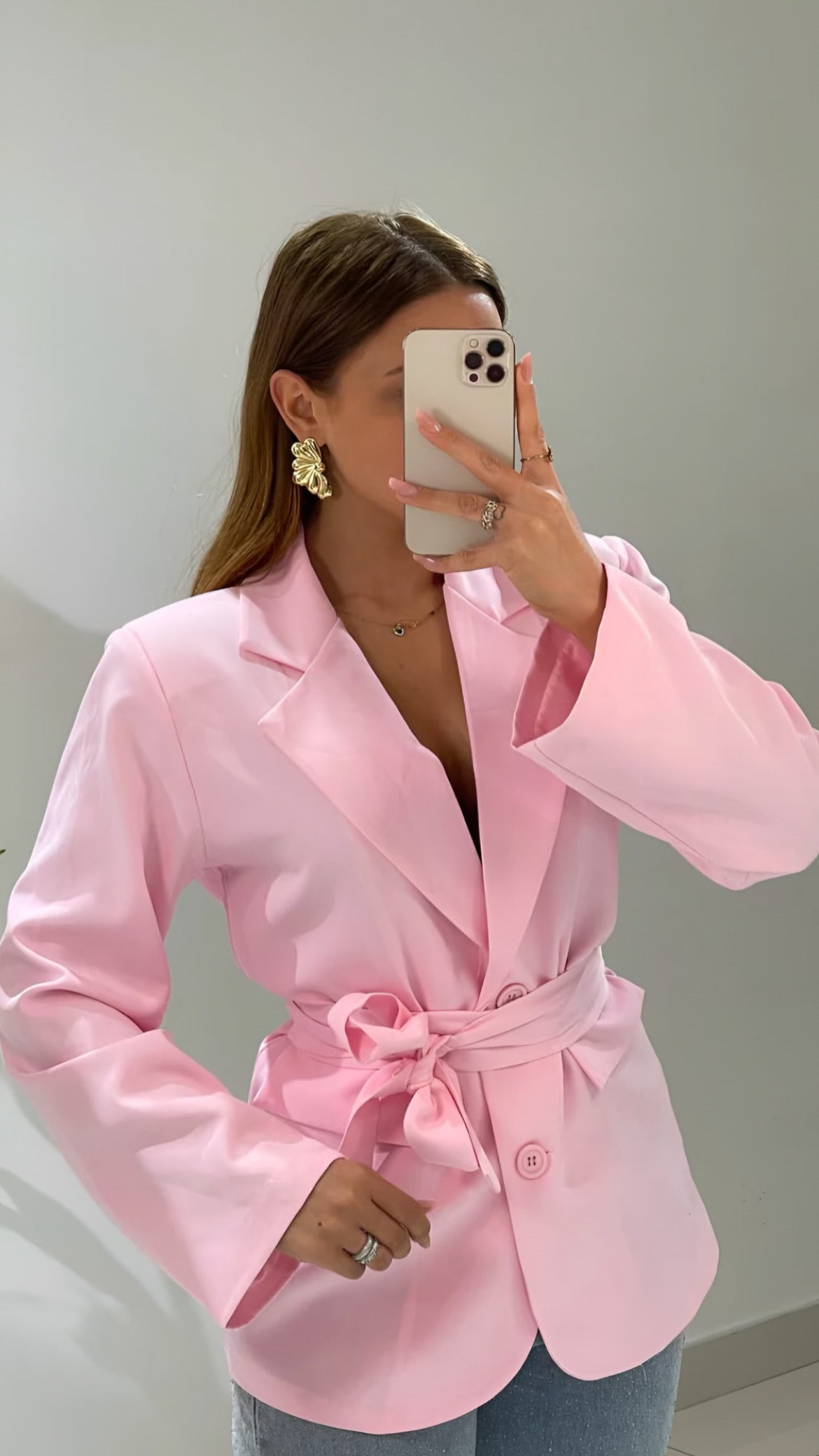Blazer con cintura