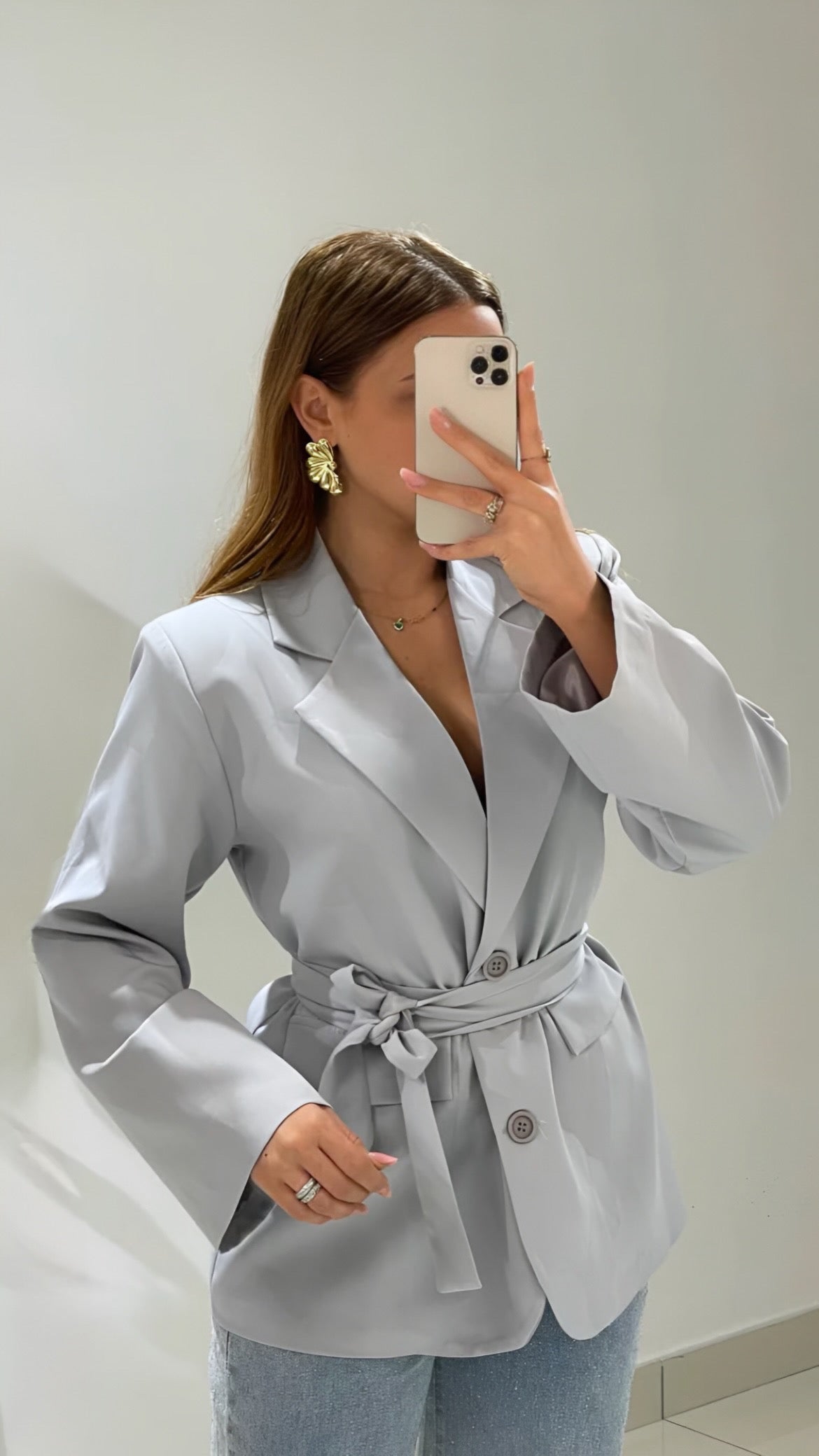 Blazer con cintura