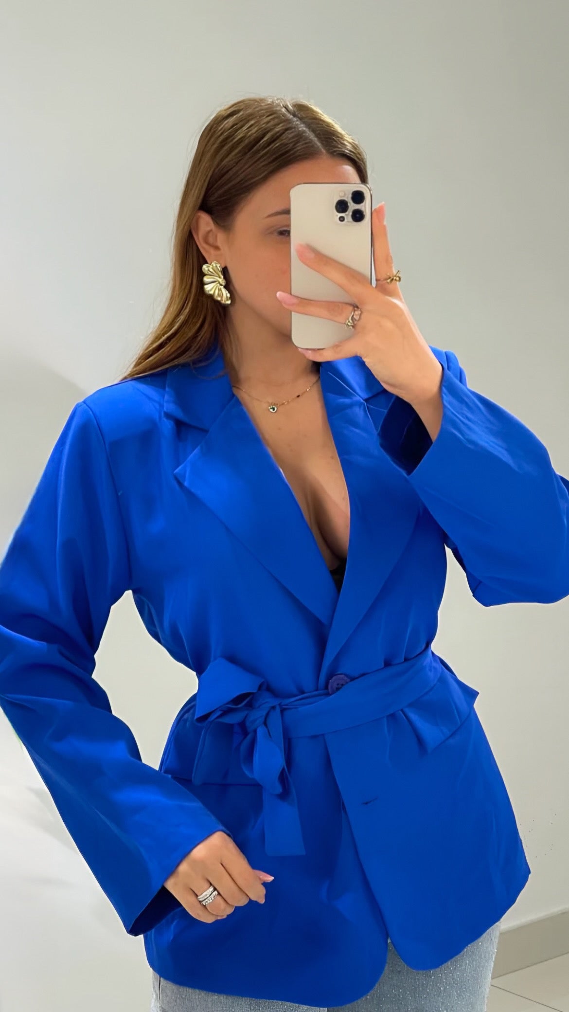 Blazer con cintura