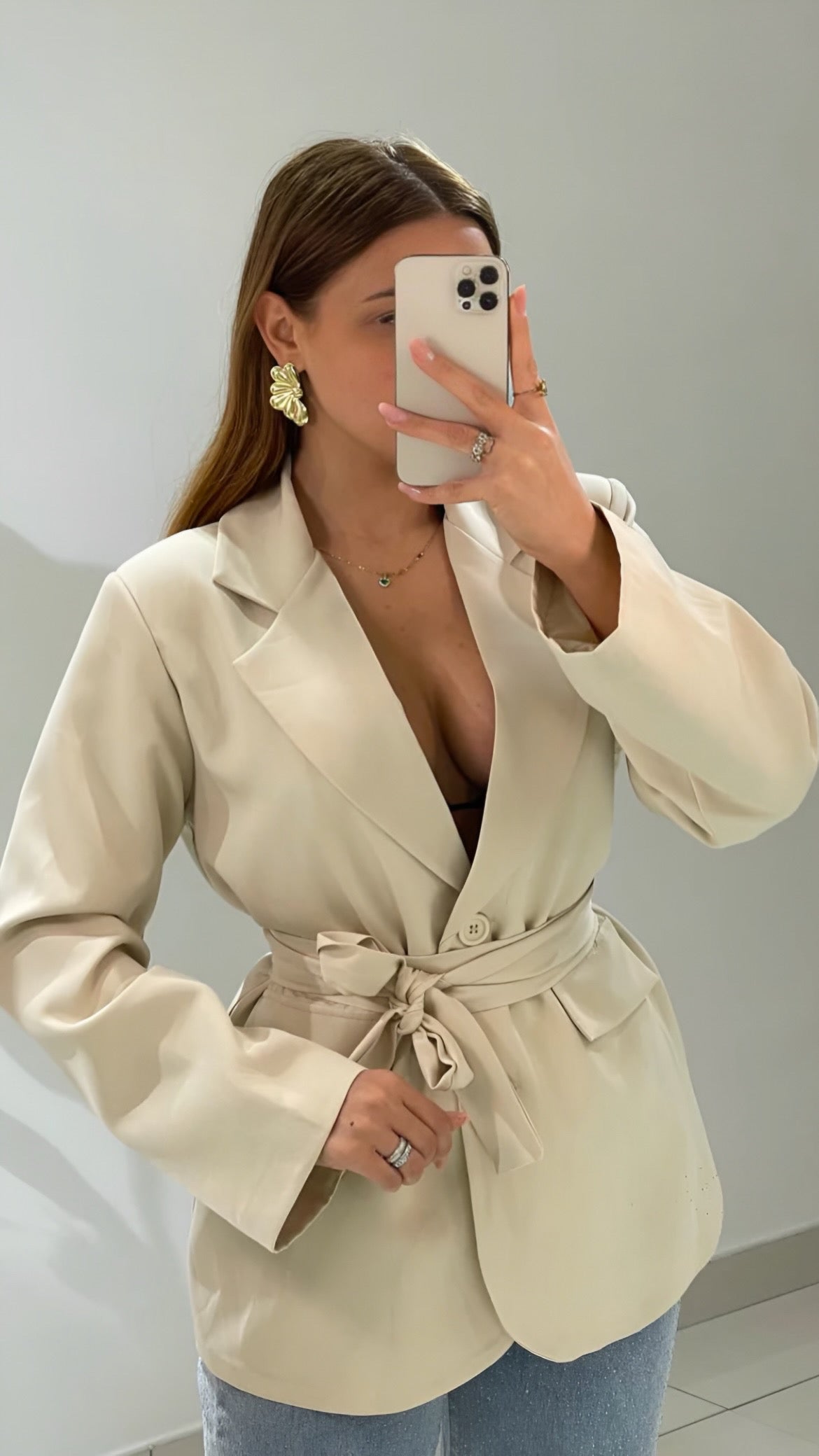 Blazer con cintura