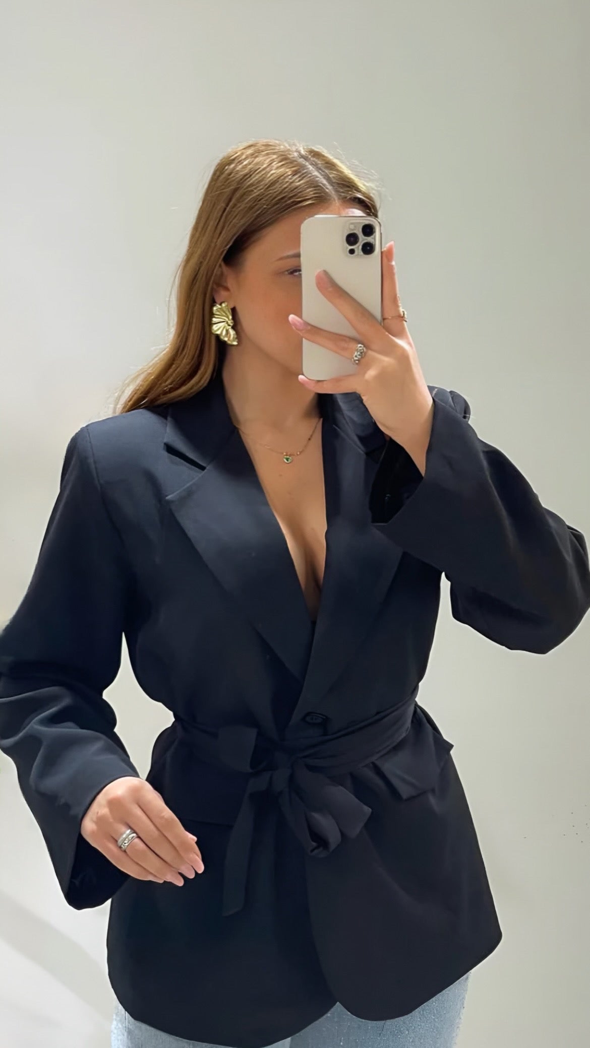 Blazer con cintura