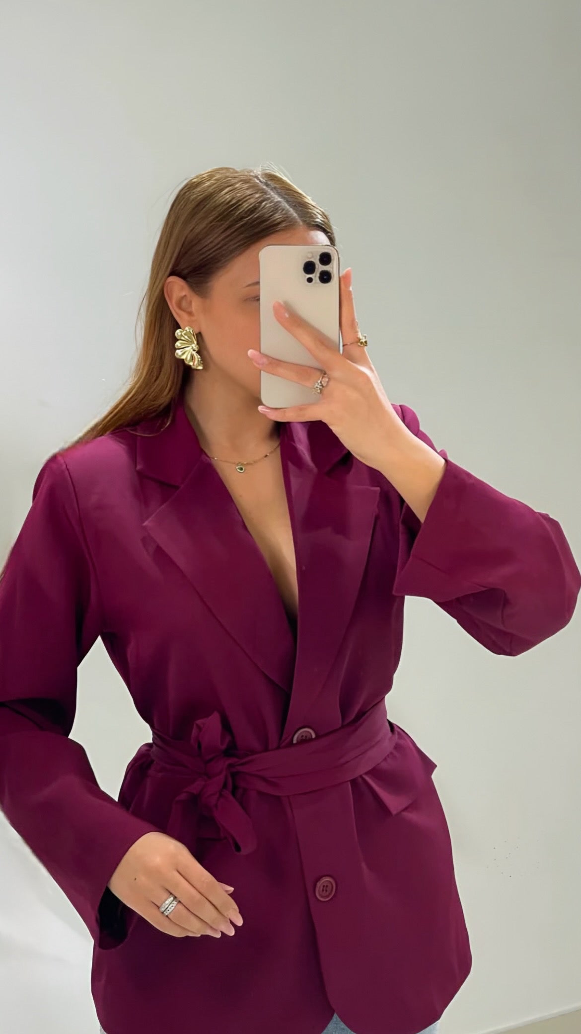 Blazer con cintura