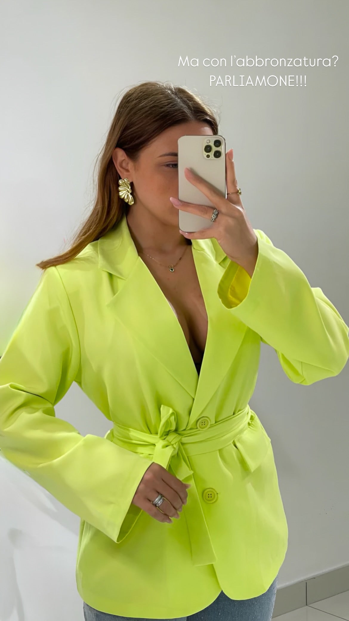 Blazer con cintura