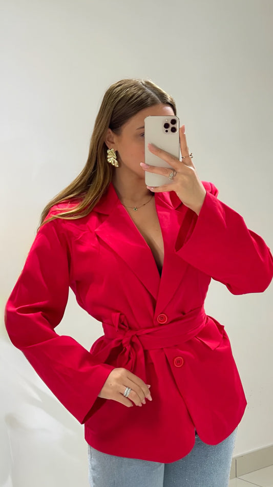 Blazer con cintura